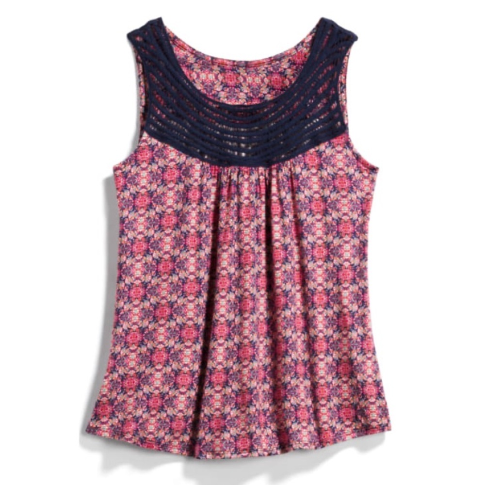 Pink Floral Tank